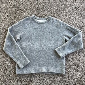 CP Company Wool Blend Sweater Size 46 Light Gray Crewneck Pullover Outdoors Hunt